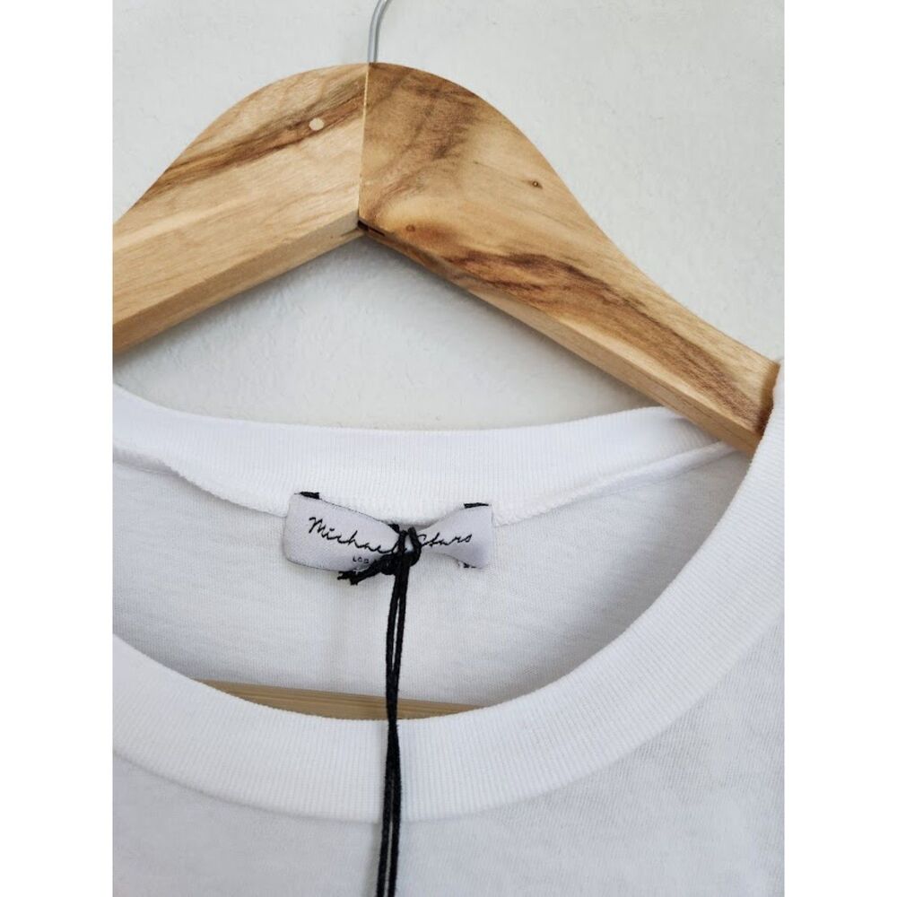 Michael Stars SUNKISSED GRAPHIC CREW NECK TEE-WHITE | Size XS - Picture 5 of 9